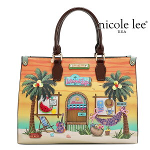 ���ʌ��� NICOLE LEE �j�R�[�����[ SS17262 SUN AND SAND SATCHELBAG ���f�B�[�X �r�[�`�T�C�h ���� �C�O�u�����h �o�b�N �T���A���h�T���h �T�b�`�F���o�b�O �j�R�����[ �n���h�o�b�O �u���b�N 2WAY �V