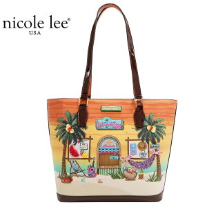 ���ʌ��� NICOLE LEE �j�R�[�����[ SS17264 SUN AND SAND SHOPPER BAG ���f�B�[�X �r�[�`�T�C�h ���� �C�O�u�����h �o�b�N �T���A���h�T���h �g�[�g�o�b�O �j�R�����[ �n���h�o�b�O �u���b�N �V�����_