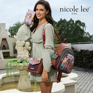 2026�V�� ���ʌ��� NICOLE LEE �j�R�[�����[ SET17298 QUEEN CLEOPATRA 3 PIECE SET BACKPACK CROSSBODY WALLET ���f�B�[�X 3�_�Z�b�g �����b�N�T�b�N�{�V�����_�[�o�b�O�{�����z �o�b�O �r�[�K�����U�[ �N���I�p�g