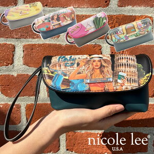 2025 ʌ NICOLE LEE jR[[ COS7808 JENI MAKEUP BAG fB[X CNAbvobO |[`obO r[KU[ B[K 30 40 20 nhXgbvt CX^ s bv R
