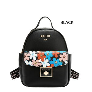 2025�V�� ���ʌ��� NICOLE LEE �j�R�[�����[ FLO17475 FLORAL POP FLAP BACKPACK ���g�� �N���V�b�N �t�����[ �o�b�N�p�b�N �����b�N�T�b�N ���f�B�[�X ���S�V�����_�[ �J���t�� �t���[���� �ԕ� ���B�[�K