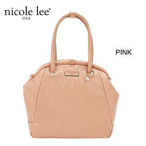 2026�V�� ���ʌ��� NICOLE LEE �j�R�[�����[ EMB17513 EMBOSSED ELEGANCE FRAME SHOULDER BAG �G���{�X���H �G���K���X ���m�O���� ���S�� ���f�B�[�X �t���[�� �n���h�o�b�O 2WAY �V�����_�[�o�b�O �ʋΒʊw �h