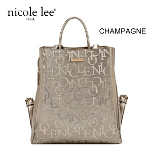 2025�V�� ���ʌ��� NICOLE LEE �j�R�[�����[ EMB17511 EMBOSSED ELEGANCE BACKPACK �G���{�X���H �G���K���X ���m�O���� ���S�� ���f�B�[�X �o�b�N�p�b�N ��l �����b�N�T�b�N �ʋΒʊw ���s 20�� 30�� 40�� 50