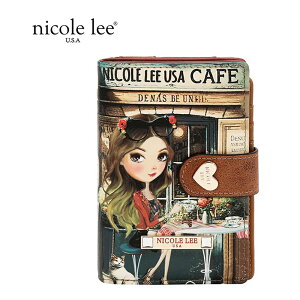 2026�V�� ���ʌ���INICOLE LEE �j�R�[�����[ PRT8019 COMPACT SNAP-TAB WALLET ORGANIZER VIRTUAL FRIEND �J�[�h�P�[�X ���h���� �R���p�N�g �C���X�g�v�����g�~�j���z �E�H���b�g �V���[�g�E�H���b�g 30�� 40�� 20