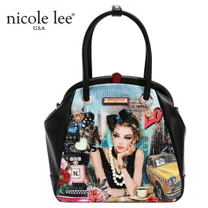 2026�V�� ���ʌ��� NICOLE LEE �j�R�[�����[ SI17446 SABINA IMAGINES FRAME SHOULDER BAG �j���[���[�N �t���[�� �V�����_�[�o�b�O �L���L�� �ʋΒʊw �� �_�C�������h�J���[�X�g�[�� ��΃r�W���[ �n���h�o