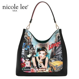 2026�V�� ���ʌ��� NICOLE LEE �j�R�[�����[ SI17447 SABINA IMAGINES HOBOBAG �j���[���[�N �����V�����_�[ �V�����_�[�o�b�O �L���L�� �ʋΒʊw �_�C�������h�J���[�X�g�[�� ��΃r�W���[ �n���h�o�b�O 