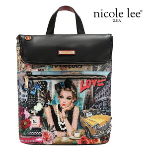 2026�V�� ���ʌ��� NICOLE LEE �j�R�[�����[ SI17448 SABINA IMAGINES BACKPACK �j���[���[�N �o�b�N�p�b�N �����b�N�T�b�N �����b�N�o�b�O �L���L�� �ʋΒʊw �_�C�������h�J���[�X�g�[�� ��΃r�W���[ 