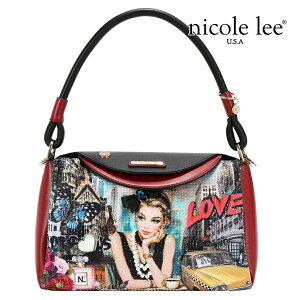2026�V�� ���ʌ��� NICOLE LEE �j�R�[�����[ SI17447 SABINA IMAGINES HOBOBAG �j���[���[�N �A�[�g �V�����_�[�o�b�O �L���L�� �ʋΒʊw �_�C�������h�J���[�X�g�[�� ��΃r�W���[ �n���h�o�b�O �N���V�b