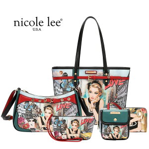 2026�V�� ���ʌ��� NICOLE LEE �j�R�[�����[ SET17459 SABINA IMAGINES 5PC SET SHOPPER BAG, CROSSBODY, POUCH, COINPURSE, WALLET �j���[���[�N �A�[�g �V���b�p�[ �g�[�g�o�b�O �V�����_�[�o�b�O �|�[�` �R�C���p�[�X 
