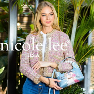 ���ʌ��� NICOLE LEE �j�R�[�����[ DT16794 DREAMING TOGETHER ���f�B�[�X �p�[���n���h�� �n���h�o�b�O ���^�X�^�b�Y �L���L���r�W���[ �n���h�o�b�O�@���{���K�i �V�����_�[ �C���|�[�g �C�O�u����