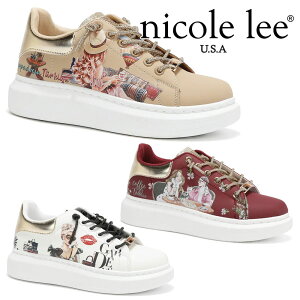 2025 {3 NICOLE LEE jR[[ SNK23040 LADY IN BLACK fB[X OWA[ JWA Xj[J[  OtBbN yCg ΃LLrW[ jR[ CLASSIC RHINESTONE SNEAKE