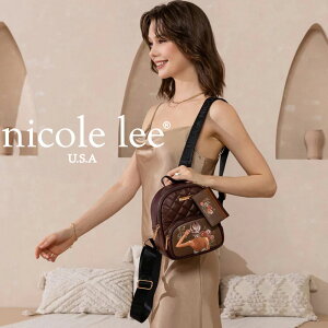 ���ʌ��� NICOLE LEE �j�R�[�����[ GSET17120 HOLLYWOOD DRIVE 2 PIECE GIFT SET Mini Backpack + Card Holder ���f�B�[�X �L���e�B���O �~�j�����b�N �~�j�o�b�N�p�b�N �J�[�h�P�[�X �C�O�u�����h �o�b�N �j�R�����[