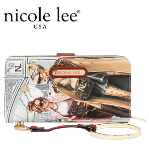 2025 ʌ NICOLE LEE jR[[ PRT6700 LADIES NIGHT OUT NL SIGNATURE BIFOLD WALLET WRISTLET fB[X Eht@Xi[ z COuh 傫 jR[ N[  NX}X Xg