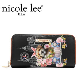2025 数量限定 NICOLE LEE ニコールリー SET17111C FAMILY YEARBOOK レディース 長財布 犬 猫　ニコルリー 小さめ フレブル ビーガンレザー 30代 40代 20代 50代 60代 シュナウザー フレンチブルドッグ 旅行 わんちゃん 公式 女性 クラシックカー 花柄 可愛い