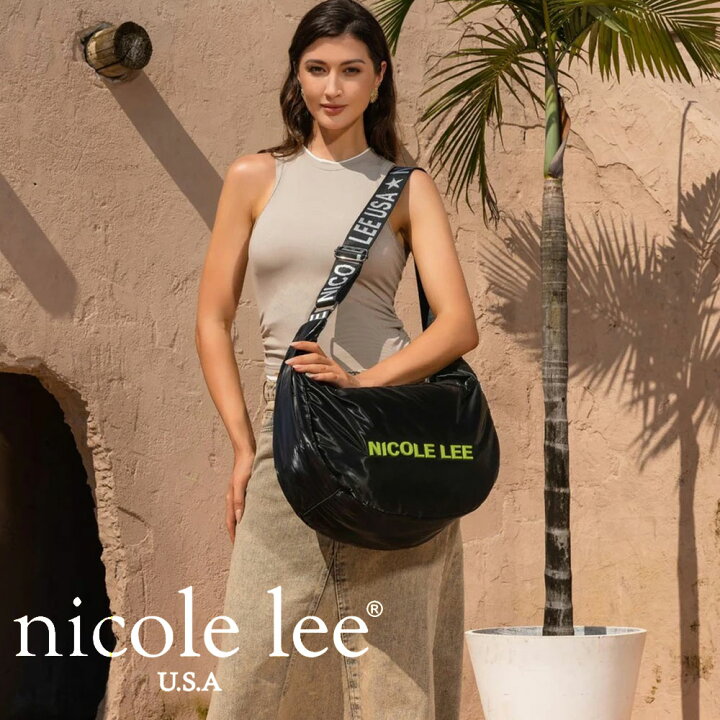 楽天市場】数量限定 NICOLE LEE ニコールリー P17012 BLACK PUFFY 