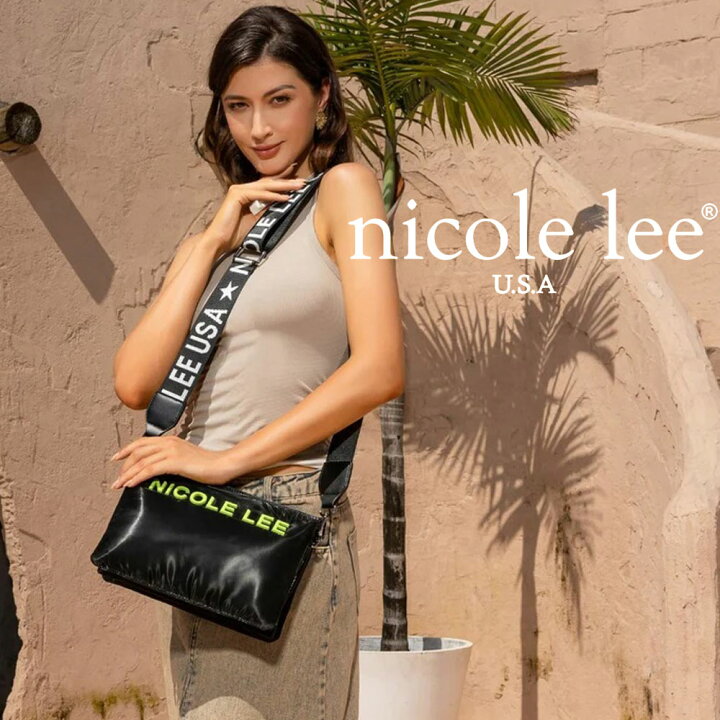 楽天市場】数量限定 NICOLE LEE ニコールリー P17013 BLACK PUFFY ZIP 