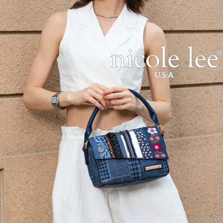 楽天市場】数量限定 NICOLE LEE ニコールリー JS17044 パッチフラワー 