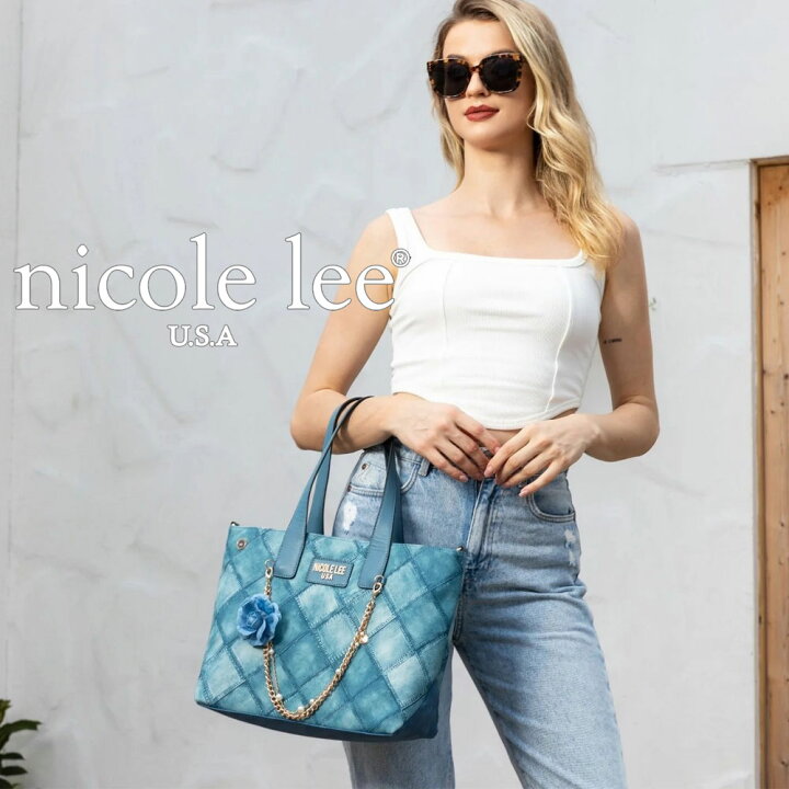 楽天市場】数量限定 NICOLE LEE ニコールリー P17093 ブルーフラワー 