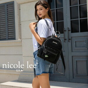 2025�V�� ���ʌ��� NICOLE LEE �j�R�[�����[ P17017 PUFFY BACKPACK ���f�B�[�X �i�C���� �傫�� �����b�N�T�b�N �o�b�N�p�b�N ���[�W�o�b�N�p�b�N ���S�V�����_�[ �ʋΒʊw nicolelee �j�R�����[ ��^ �p