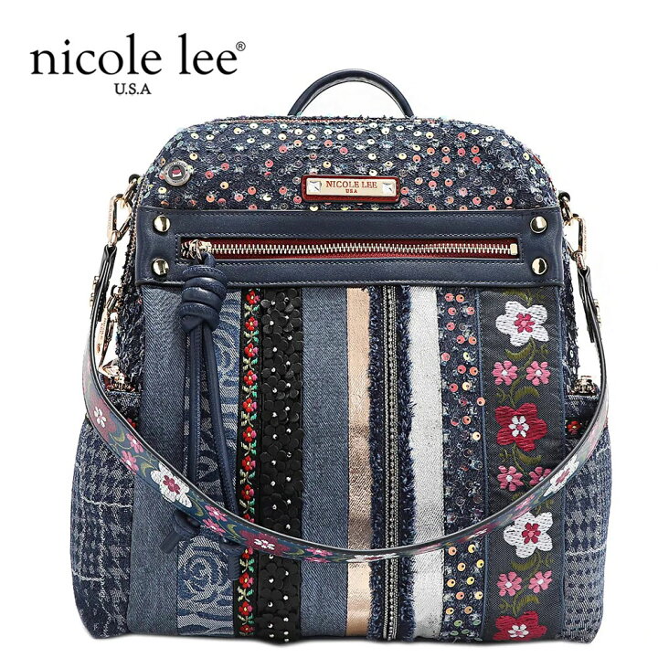 楽天市場】数量限定 NICOLE LEE ニコールリー JS17046 パッチフラワー 