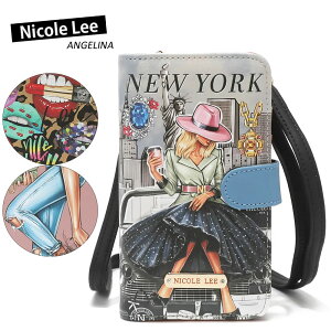 V ʌ NICOLE LEE jR[[ HP6617P fB[X 蒠^X}zP[X g J[h ACtHP[X iPhone Suica ACtH[ Abv MNV[ IDP[X h jR[ i