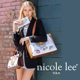 2024 新作 AW 数量限定 NICOLE LEE ニコールリー SET16761 レディース 3点セット トートバッグ ハンドバッグ 長財布 GODDESS OF LOVE 女神 ブラウン 大きめ 小さめ ビーガンレザー 30代 40代 20代 50代 60代 インスタ プレゼント 旅行 ショルダー 2WAY 公式