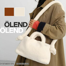 2024新入荷ブランド！保証付 返品OK Olend バルセロナ（オーレンド）MINIONA SHERPA BAG ふわふわ ボアバッグ 2WAY ハンドバッグ ショルダー トート レディース instagram 人気 軽い 20代30代 40代 50代 プレゼント ユニセックス クッション もこもこ クリスマス プレゼント