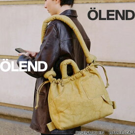 2024新入荷ブランド！保証付 返品OK Olend バルセロナ（オーレンド）ONA WASHED BAG コットンウォッシュ 3WAY バッグ リュック ショルダー トート バックパック instagram 人気 軽い タイダイ柄 大容量 20代30代40代 バービー ユニセックス クッション 通勤通学 撥水 19L