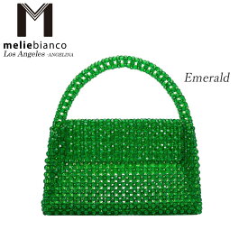 限定品 2024 Melie Bianco（メリービアンコ）BC4800 Sherry Crystal Beaded Top Handle Bag レディース クリスタル ビーズ ラグジュアリー リッチ ハンドバッグ ミニバッグ ヘイリービーバー愛用ブランド バック 30代 40代 20代 50代 予約 キラキラビジュー ドレス 鞄