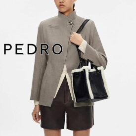 保証付 返品OK 日本　正規品 2026 日本未入荷ブランド PEDRO ペドロ PW2-46390024 ロゴ Zinnia Tote Bag ボア トートバッグ ショルダー ハンドバッグ 人気 30代 40代 50代 60代 エレガンス クラシック かばん 入学 入園 卒業 卒園 クラシカル 通勤通学 小さめ お散歩