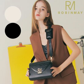 保証付 返品OK 正規品 2024 ROBINMAY（ロビンメイ） C182 Smoky Rock'n'Roll Cross Body Bag レディース クロコ型押し クロコダイル柄 ショルダー チェーンショルダー ミニバッグ 春夏秋冬 ビーガンレザー ヴィーガン 30代 40代 SDGs サステナブル 刻印 大人鞄 台湾発