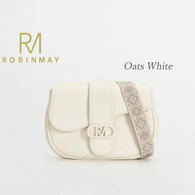 保証付 返品OK 正規品 2024 ROBINMAY ロビンメイ C287 Hepburn Crossbody Bag(M) レディース RMロゴ 半円型 ミニ レトロ ショルダーバッグ ジャガードロゴ刺繍ショルダー ビーガンレザー ヴィーガン 人気 30代 40代 20代 50代 60代 SDGs サステナブル 台湾発 クラシカル