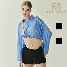 保証付 返品OK 正規品 2024 ROBINMAY ロビンメイ I029 Mont　 (M) ユニセックス 男女兼用 RMロゴ ナナメ掛けショルダーバッグ チェストバッグ サコッシュ ボディバッグ ビーガンレザー ヴィーガン SDGs サステナブル ウエストバッグ 20代 30代 40代 50代 60代 公式