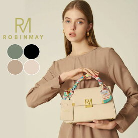 保証付 返品OK 正規品 2024 ROBINMAY ロビンメイ 正規代理店 B178 Siele Handbag レディース シルクスカーフハンドル RMロゴ アンティーク ハンドバッグ カードケース付 レトロクラシカル 春夏秋冬レザー 人気 30代 40代 50代　60代 海外旅行　新作　入荷