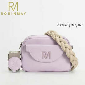 保証付 返品OK 正規品 2024 ROBINMAY ロビンメイ C229 RM X Ella Wildflower Crossbody Bag レディース RMロゴ ジャガードショルダー 編み込みショルダー ポーチバッグ ボディバッグ 春夏秋冬 ビーガンレザー ヴィーガン 30代 40代 　50代　60代　公式 パスケース付き