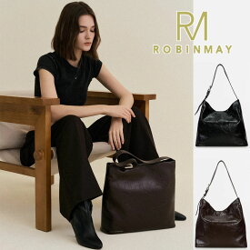保証付 返品OK 正規品 ROBINMAY ロビンメイ TWB009 1540 台形ショルダーバッグ トップレザー ELLY レディース 本革 レザー RM 上質 ハンドバッグ ショルダーバッグ トートバッグ 大きめ 人気 30代 40代 台湾 通勤通学 大人可愛い 本格お洒落 ヴィンテージ シワ加工
