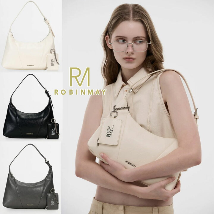 保証付 返品OK 正規品 ROBINMAY ロビンメイ WB148 レディース Ella サンスター バーチ ショルダーバッグ RM 高品質 ビーガンレザー 2WAY人気 30代 40代 台湾 通勤通学 大人可愛い 本格お洒落 ヴィンテージ クラシカル ハンドバッグ 小さめ 三日月型 ムーン バッグ