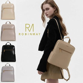 保証付 返品OK 正規品 2025 ROBINMAY ロビンメイ D118 斯卡後背包 レディース ボックス型リュックサック バックパック クラシカル 大容量 春夏秋冬 ビーガンレザー ヴィーガン 人気 30代 40代 20代 台湾 通勤通学 旅行 マザーズバッグ ビジネスバッグ スクエアバッグ