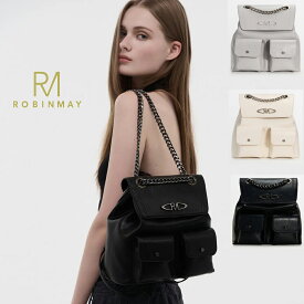 保証付 返品OK 正規品 2025 ROBINMAY ロビンメイ D117 レディース エレガント Mufanxiバックパック RMロゴ クラシック ビーガンレザー セレモニー 台湾 20代 30代 40代 50代 60代 公式 ショルダーストラップチェーン リュックサック リュックバッグ オーバル透かしロゴ