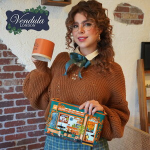 Vuh ʌ Vendula London xf[ h Sugar and Spice Coffee Shop Kate Bag fB[X g AeB[N ii|V_[obO |[`  tďH~ r[KU[ p
