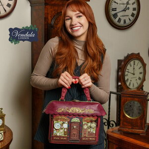 Vuh ʌ Vendula London xf[ h Tick Tock Clock Shop Grab Bag fB[X nhobO 2WAY V_[ tďH~ r[K pG 30 40 20  uE bh g