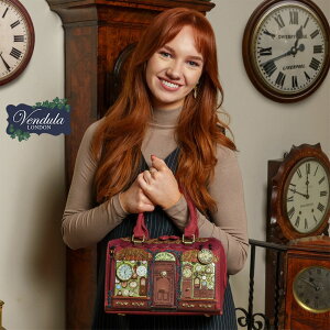 Vuh ʌ Vendula London xf[ h Tick Tock Clock Shop Speedy Bowler fB[X nhobO 2WAY V_[ Xs[fB[ r[K pG 30 40 20  uE g