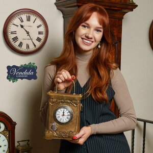 Vuh ʌ Vendula London xf[ h Tick Tock Clock Shop Carriage Clock Bag fB[X nhobO 2WAY V_[ uY r[K pG 30 40 20  uE g