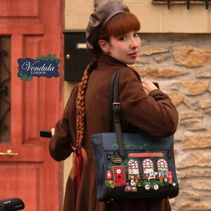 Vuh ʌ Vendula London xf[ h The Old Post Office - Navy Edition - Shopper Bag fB[X lCr[ g[gobO V_[ tďH~ r[K pG 30 40 20  I