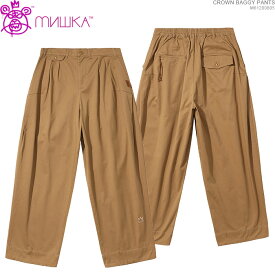 クーポン配布中/ MISHKA バギーパンツ ミシカ パンツ CROWN BAGGY PANTS ストリート/