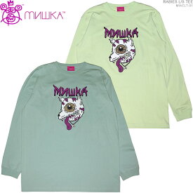 mishka ミシカ Tシャツ MISHKA 長袖Tシャツ トップス ストリート メンズ ファッション RABIES L/S TEE/