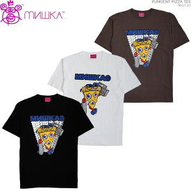 MISHKA ミシカ Tシャツ mishka 半袖Tシャツ ストリート メンズ PUNGENT PIZZA TEE/