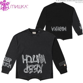 クーポン配布中/ MISHKA ミシカ トレーナー mishka クルーネック スウェット K.W UPSIDE DOWN SWEATSHIRT/