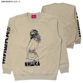 クーポン配布中/ MISHKA ミシカ トレーナー mishka クルーネックスウェット MOTHER OF HARLOTS CREWNECK SWEAT/