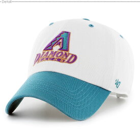 47キャップ Diamondbacks ダイアモンドバックス キャップ ストラップバック Diamondbacks Double Header Diamond '47 CLEAN UP White x Dark Teal/